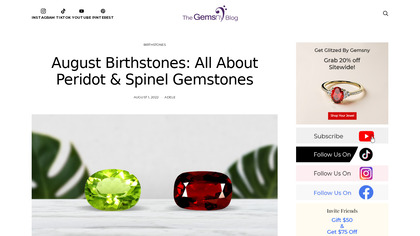 Peridot & Spinel Gemstones image