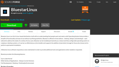 Bluestar Linux image