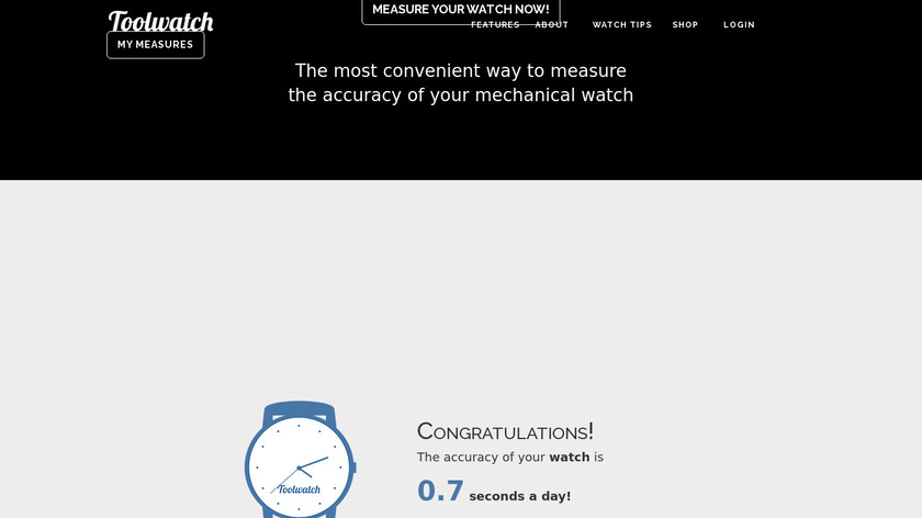 Toolwatch.io Landing Page