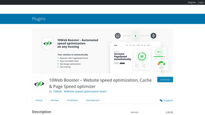 10Web Booster-Website Speed Optimization image