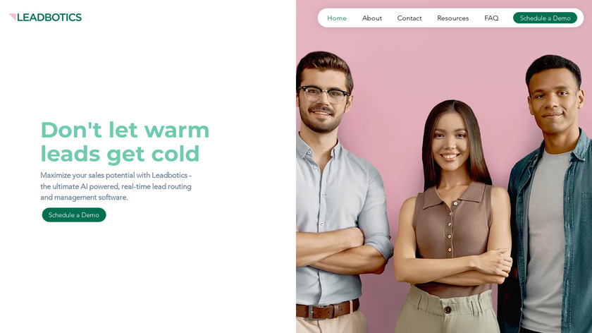 Leadbotics Landing Page