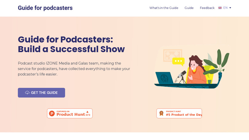 Guide for Podcasters Landing Page