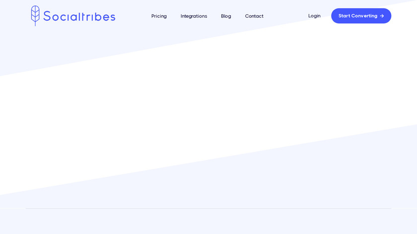 Socialtribes Landing Page