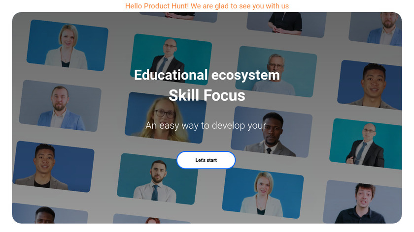 Skill Focus Landing Page