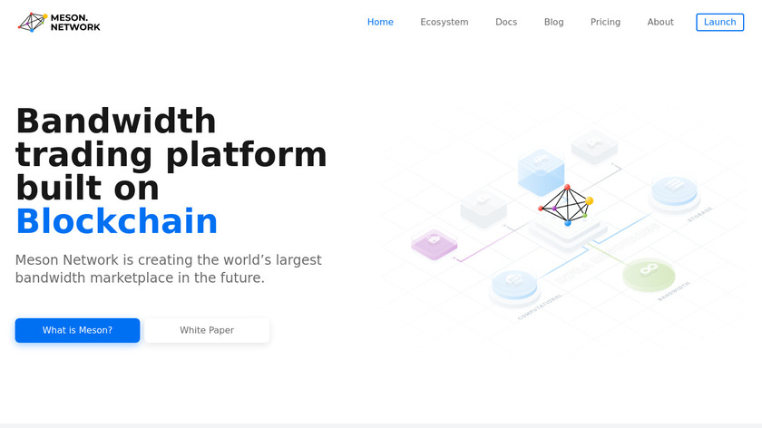Meson Network Landing Page