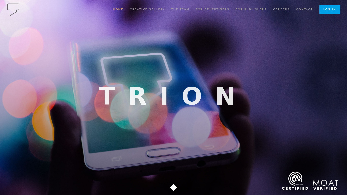 Trion Landing page