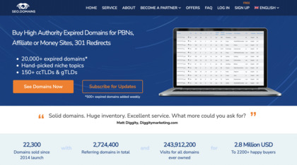 SEO.Domains screenshot