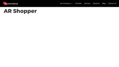 AR Shopper E-commerce Platform image