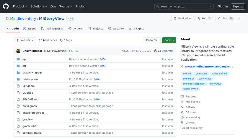 MiStoryView Landing Page