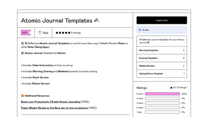Atomic Journaling Templates image