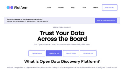 Open Data Discovery Platform image