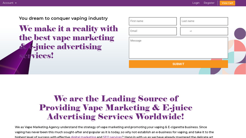 Navicosoft Landing Page