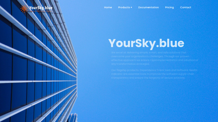 Dependency Track SaaS Landing Page