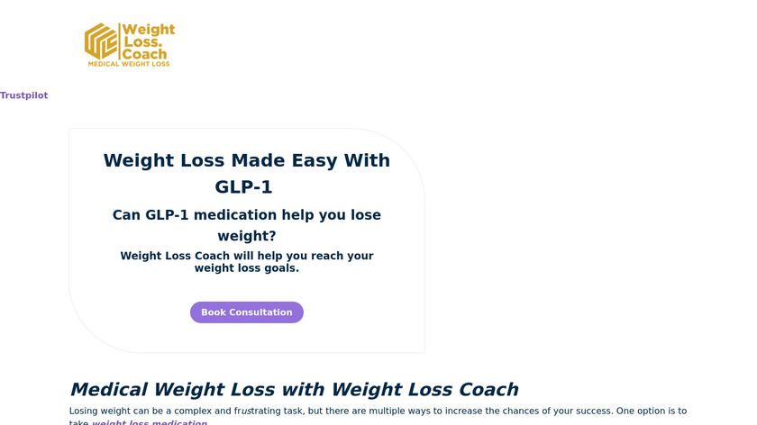WeightLoss.Coach Landing Page