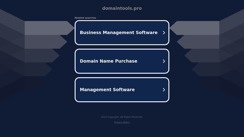 DomainTools.PRO Landing Page