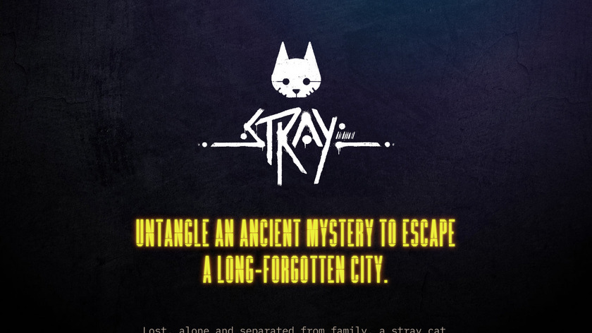 Stray Landing Page