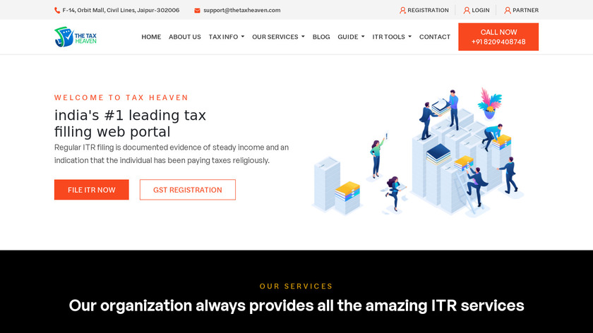 The Tax Heaven Landing Page