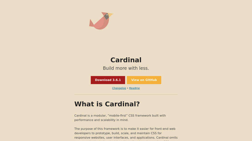 Cardinal CSS Landing Page