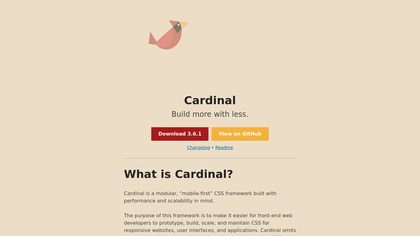 Cardinal CSS screenshot
