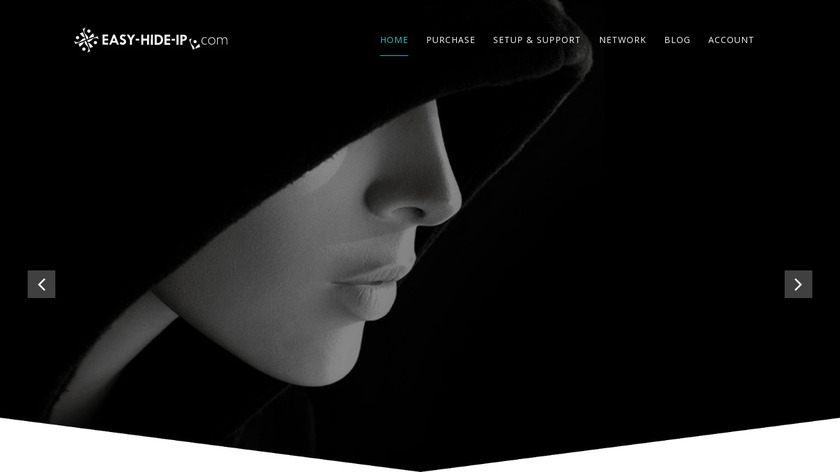 Easy-Hide-IP Landing Page