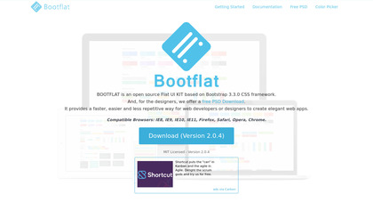 Bootflat screenshot