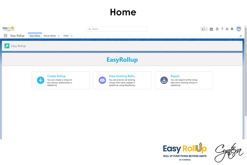 Cyntexa Easy Rollup Landing Page