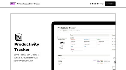 Notion Productivity Tracker image