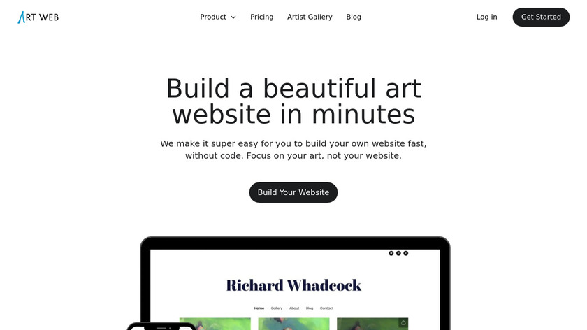 ArtWeb Landing Page