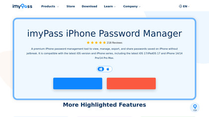 imyPass iPhone Password Manager image
