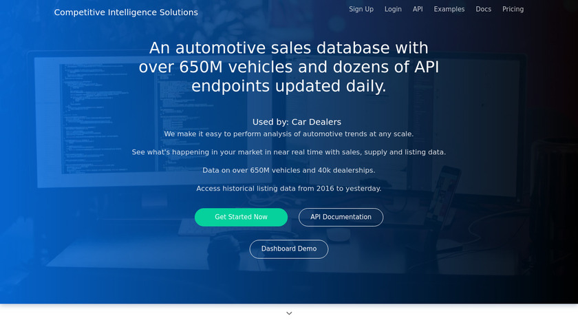 AutoDealerData Landing Page