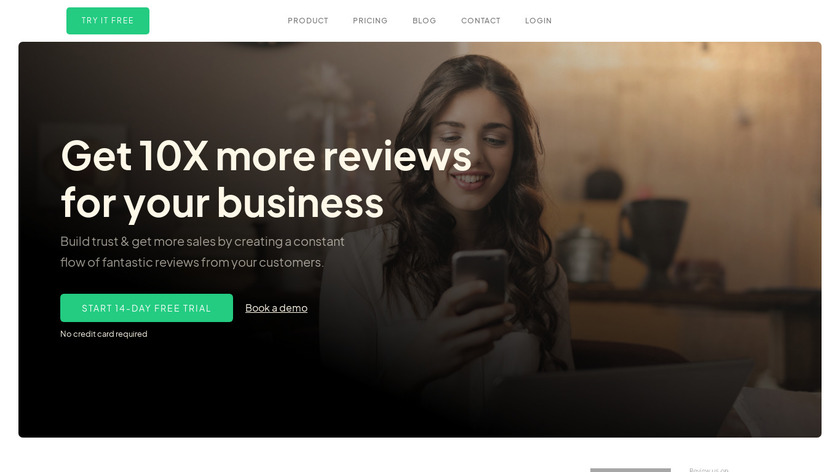 Reeview Landing Page