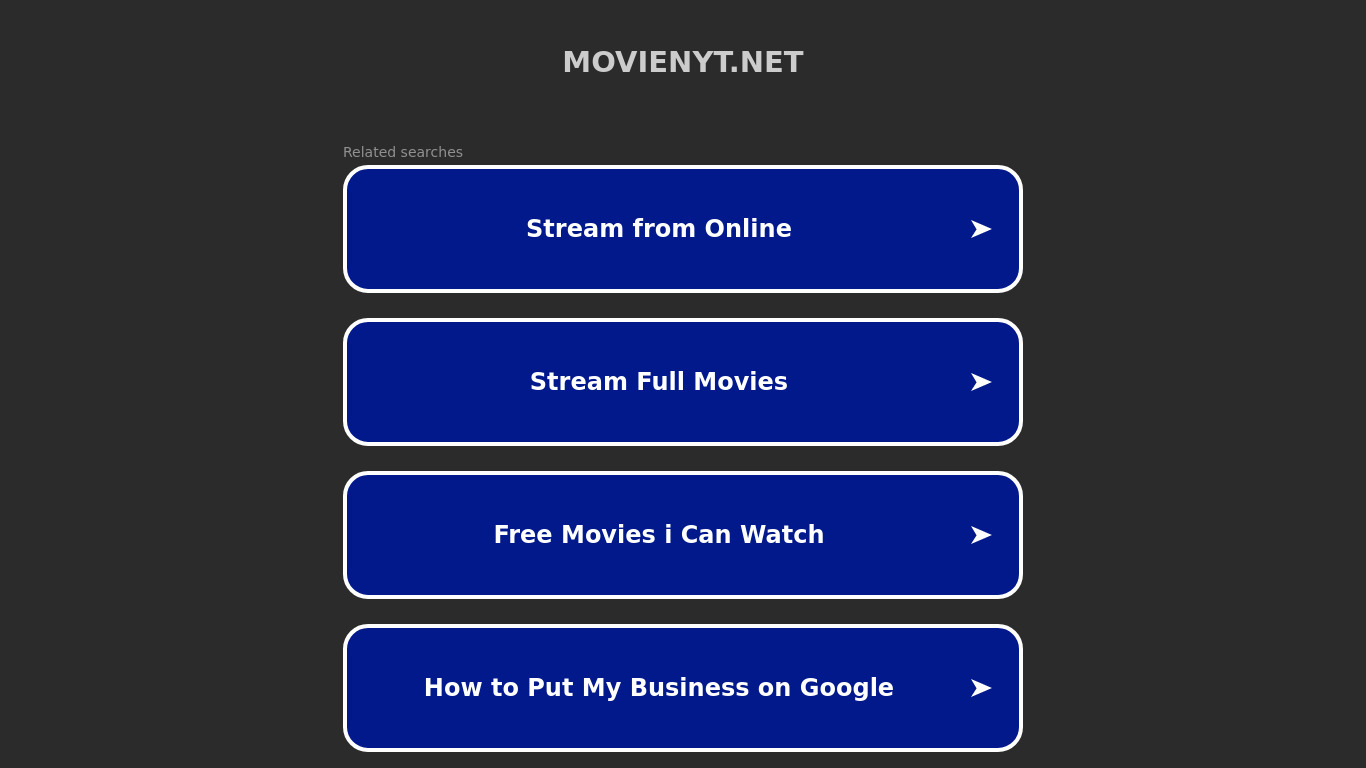 MovieNyt.net Landing page