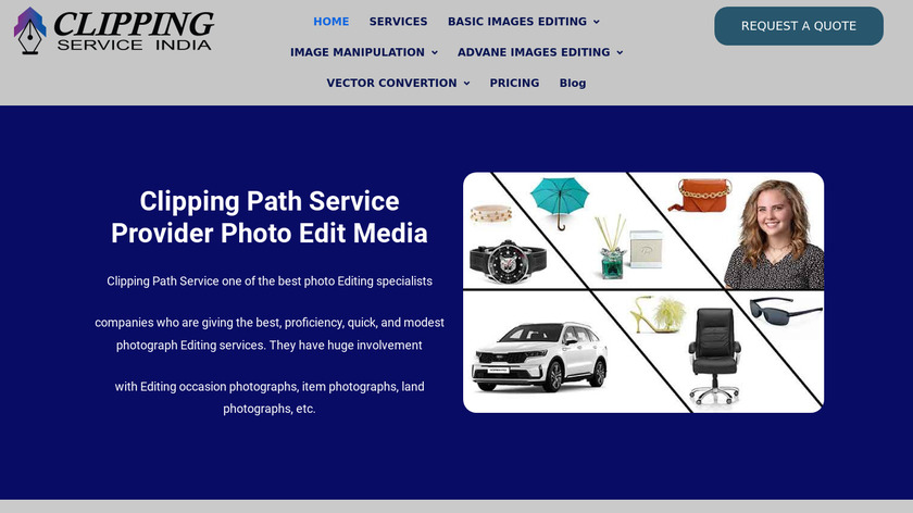Clipping Service India Landing Page