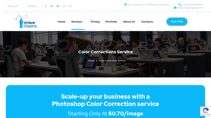 Photoshop color correction service image
