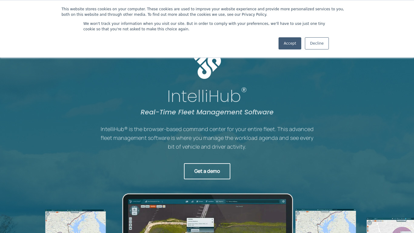 IntelliHub by Forward Thinking Landing page