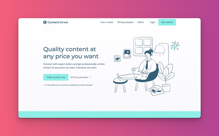 ContentStreet.io Landing Page