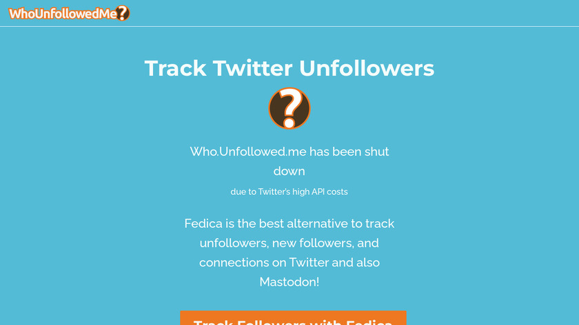 Who.unfollowed.me Landing Page