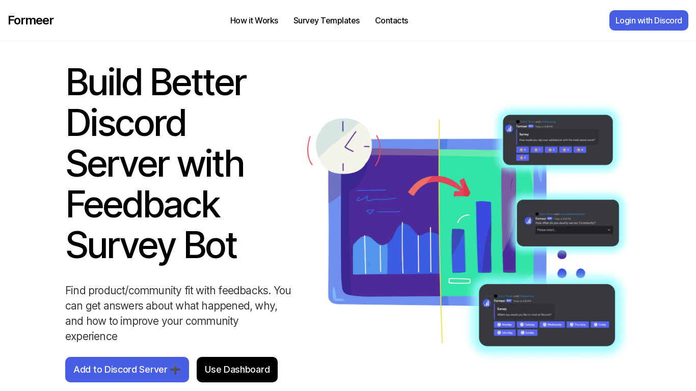 Formeer.io Landing page