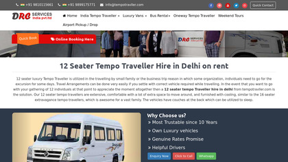 12 Seater Tempo Traveller image