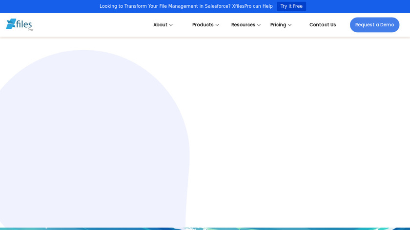 XfilesPro DocuPrime Landing Page