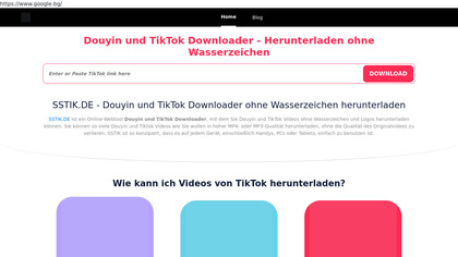 SSTIK.de - TikTok Downloader image