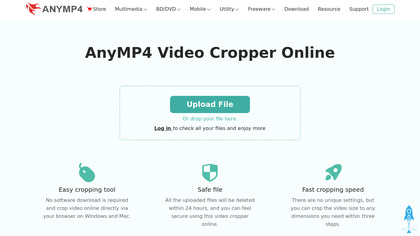 AnyMP4 Video Cropper Online image