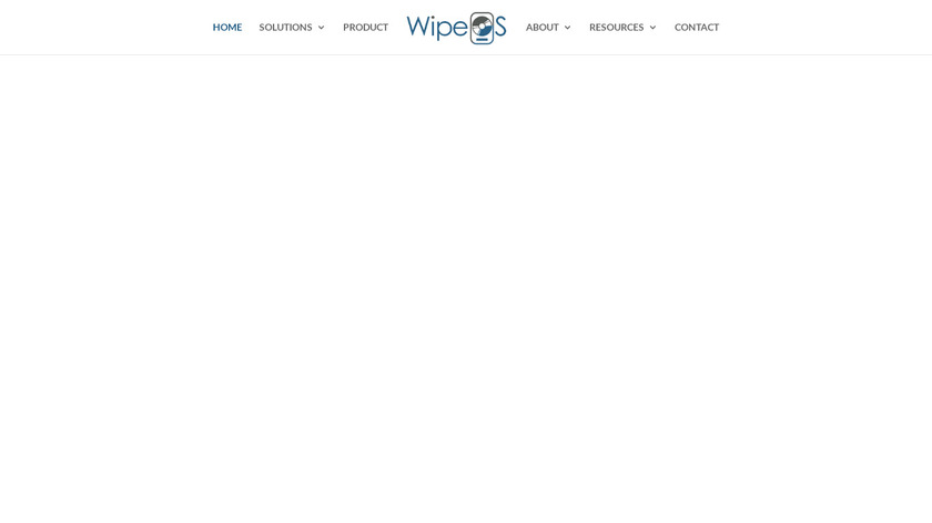 WipeOS Landing Page