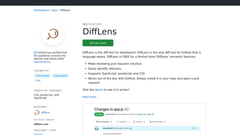 DiffLens Landing Page