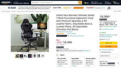 Gaming Chair india image
