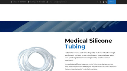 medical silicone tubing image