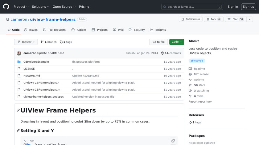 uiview-frame-helpers Alternatives Landing Page