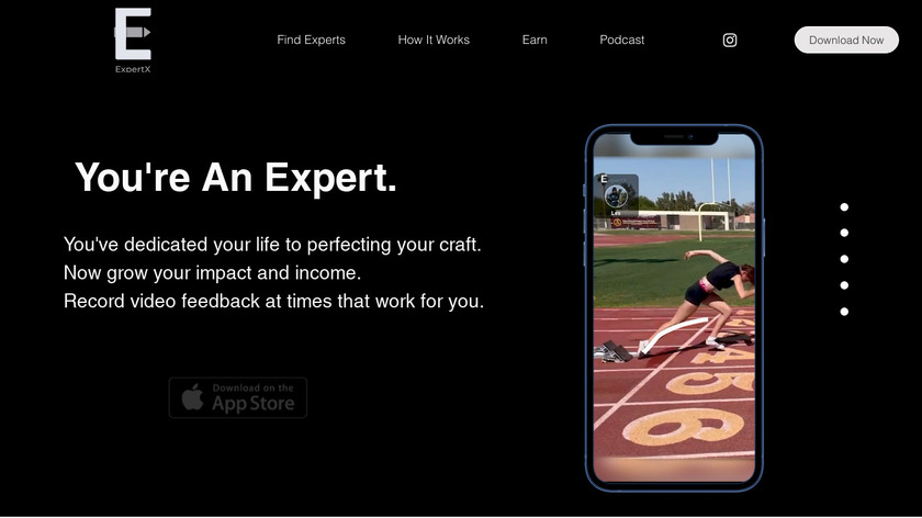 ExpertX Landing Page