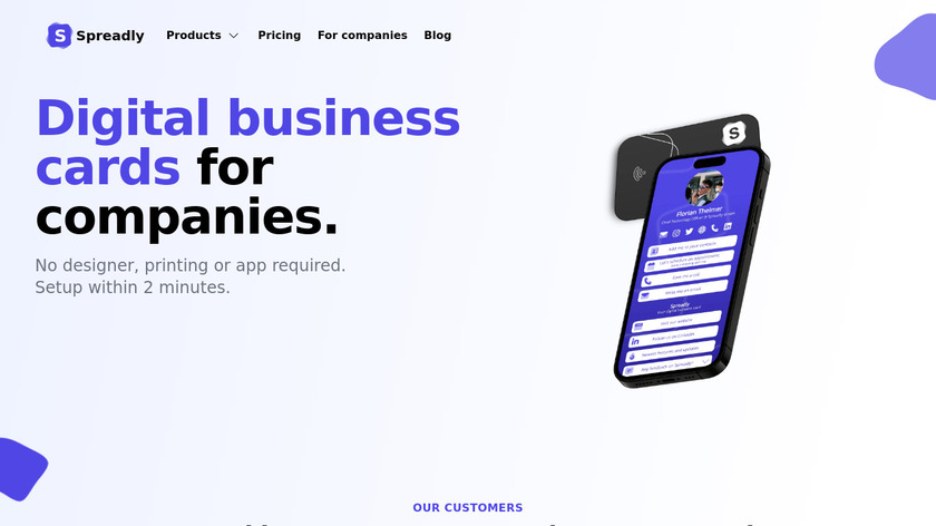 Spreadly Landing Page