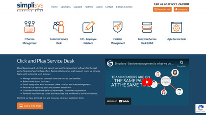 Simplisys Service Desk image